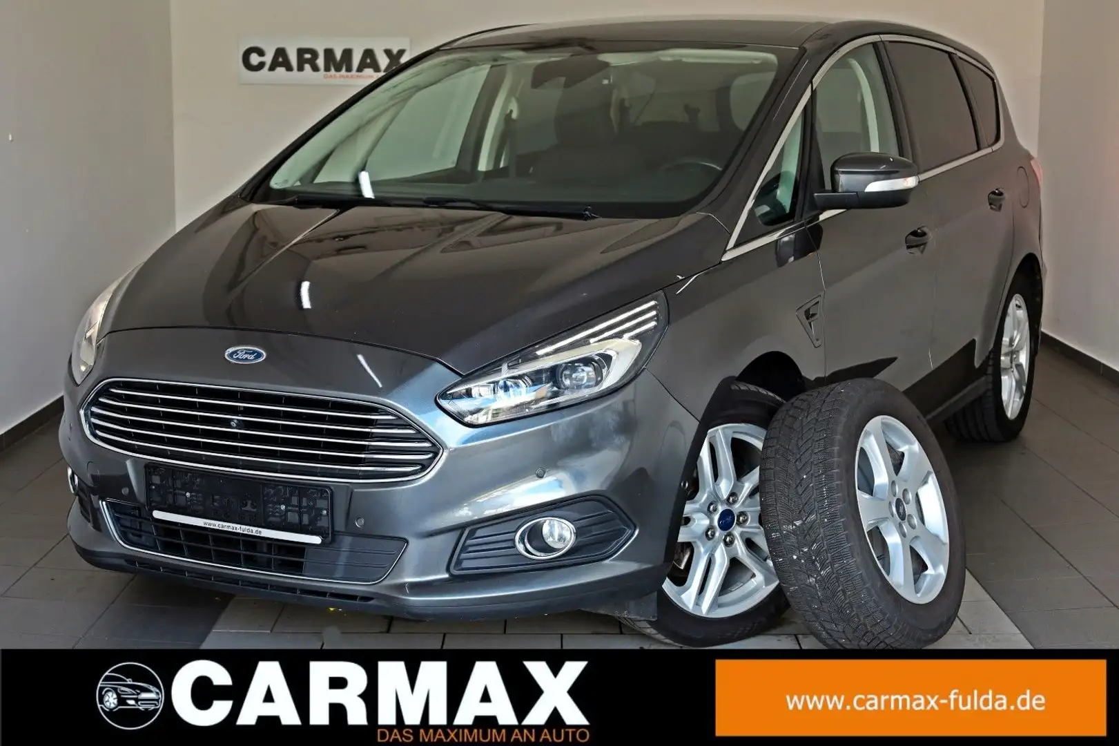Ford S-Max S-MAX Titanium 7 Si,Navi,LED,SH,PDC,Kamera,AHK Grigio - 1