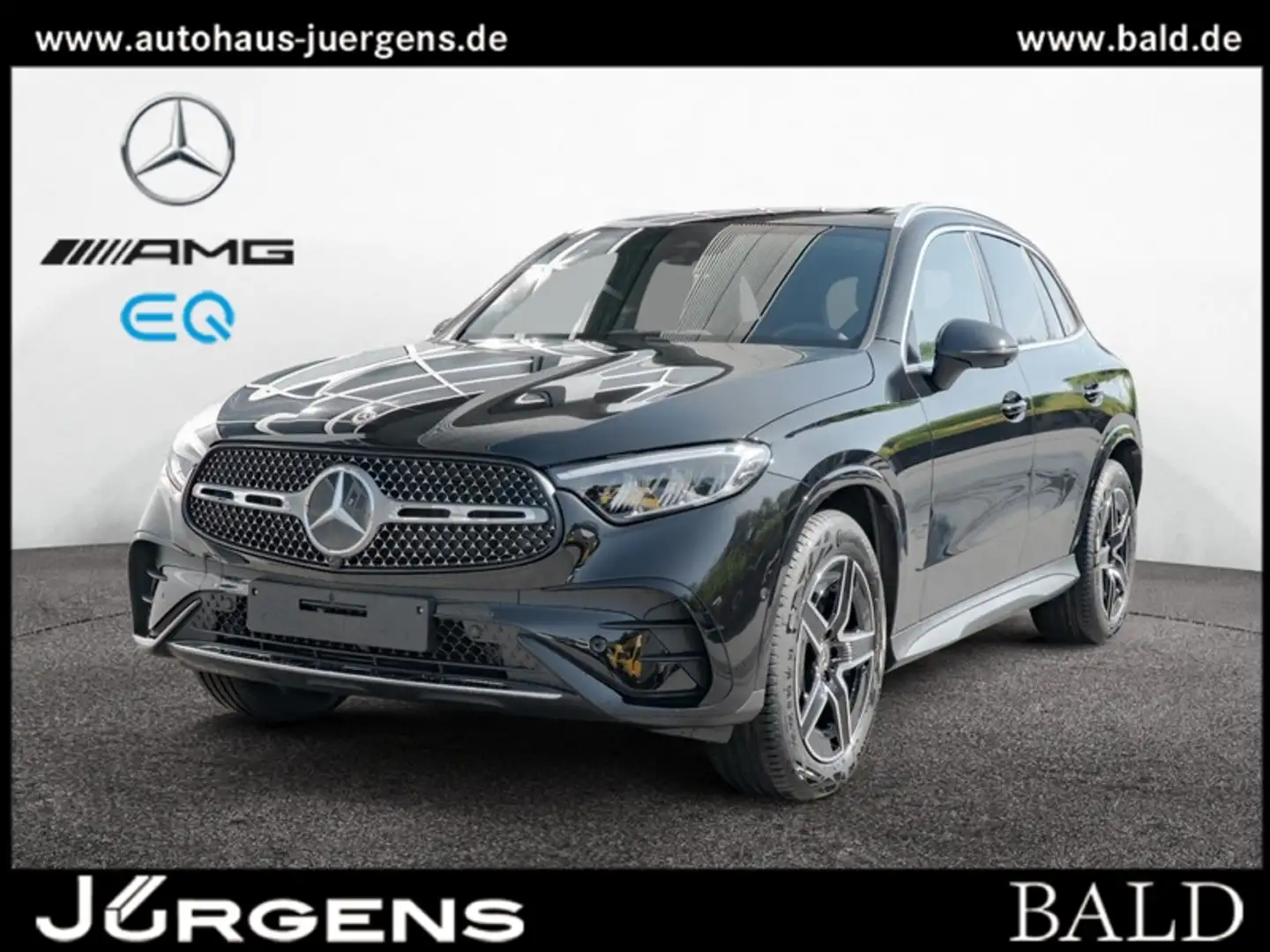 Mercedes-Benz GLC 220 d 4M AMG-Sport/LED/360/Pano/AHK/Dist/19 Noir - 1