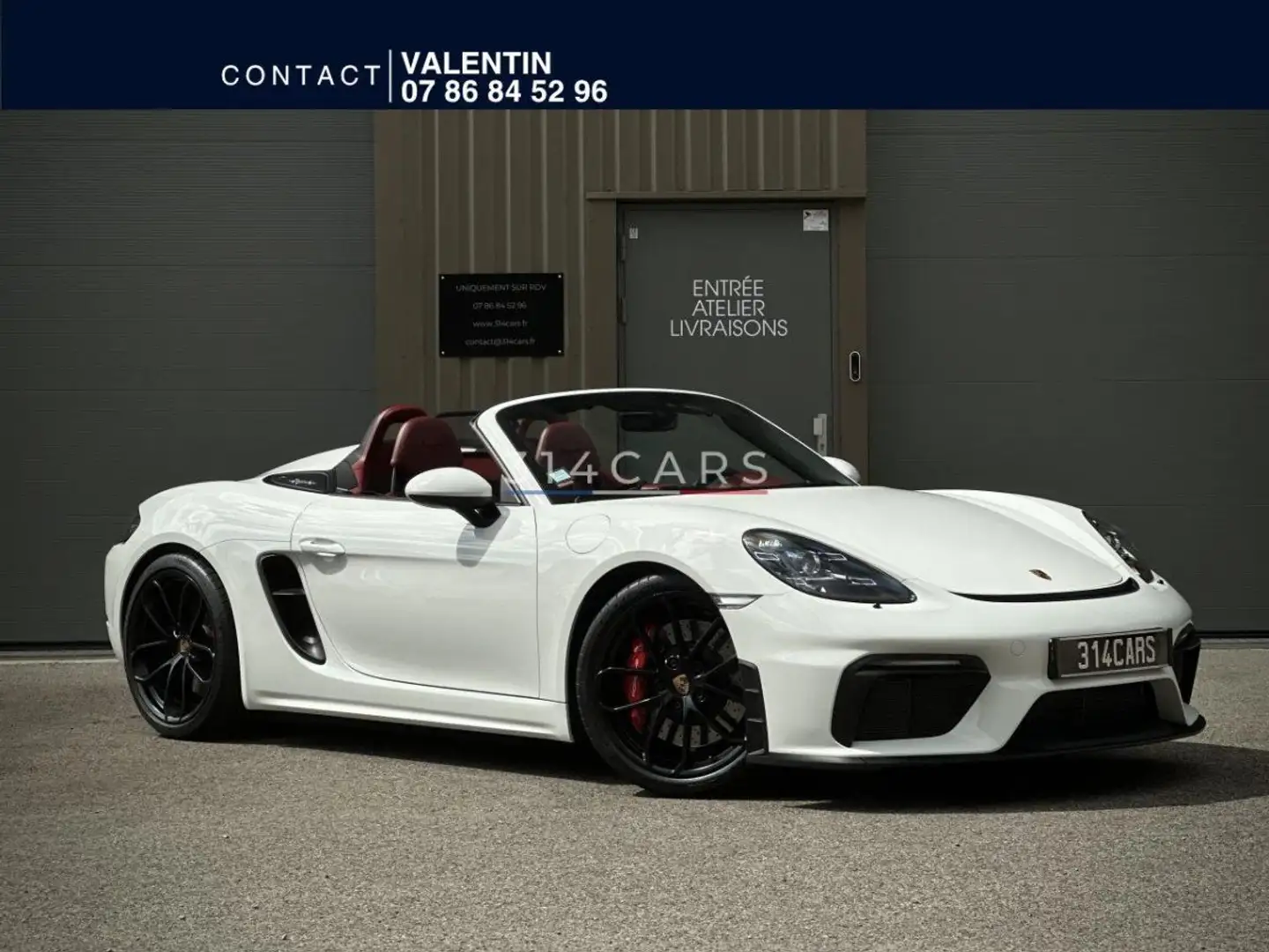Porsche 718 Spyder 4.0i - 420 SPYDER TYPE 982 . Blanc - 2