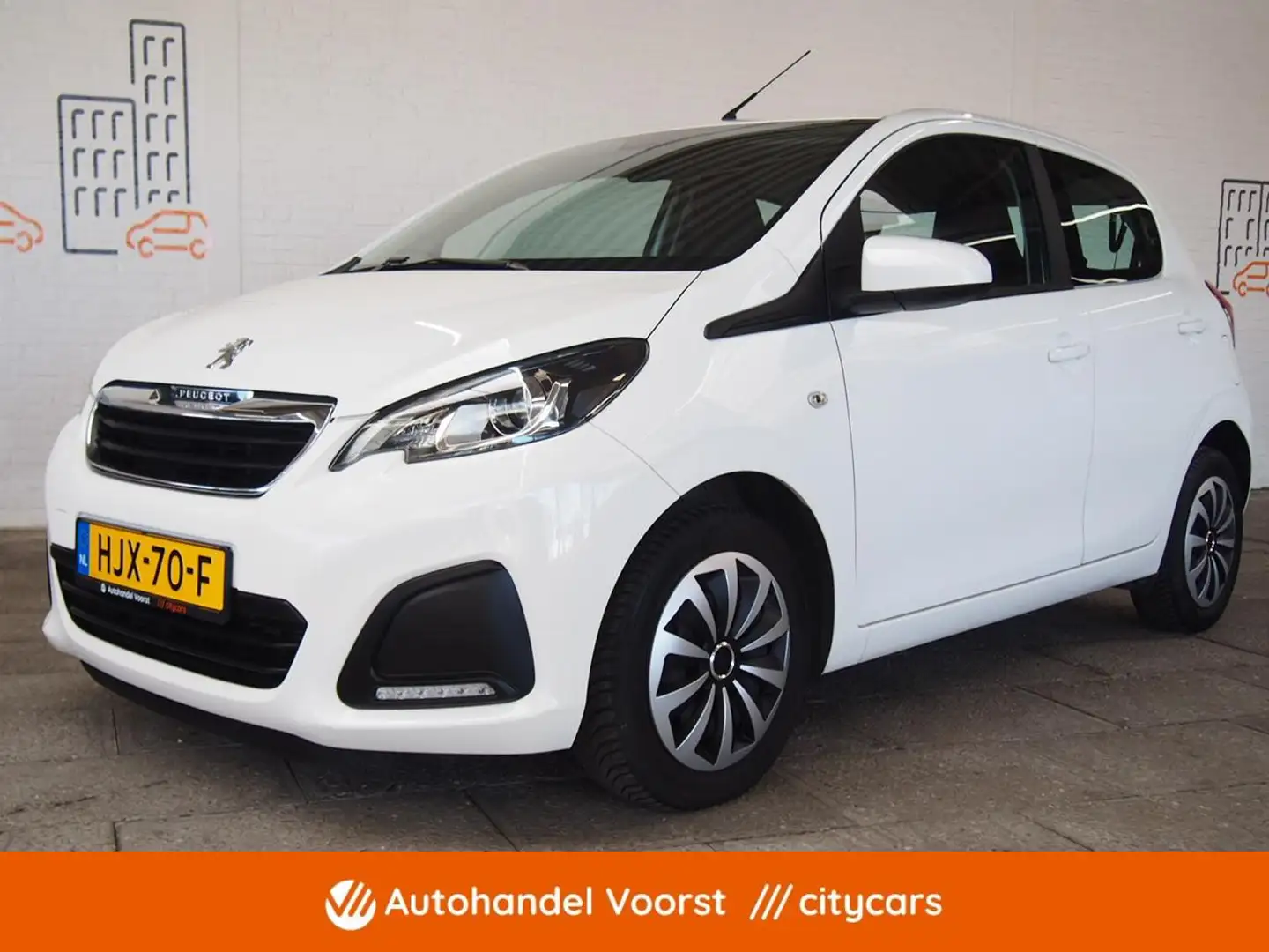 Peugeot 108 1.0 e-VTi Active Airco (APK:Nieuw) Incl.Garantie Wit - 1