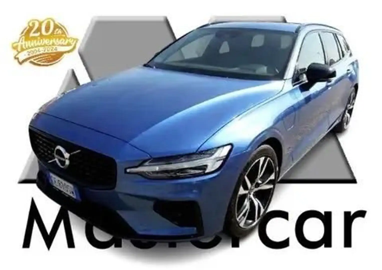 Volvo V60 2.0 t8 phev R-design awd 303cv auto my21 - GE810SW Blu/Azzurro - 1