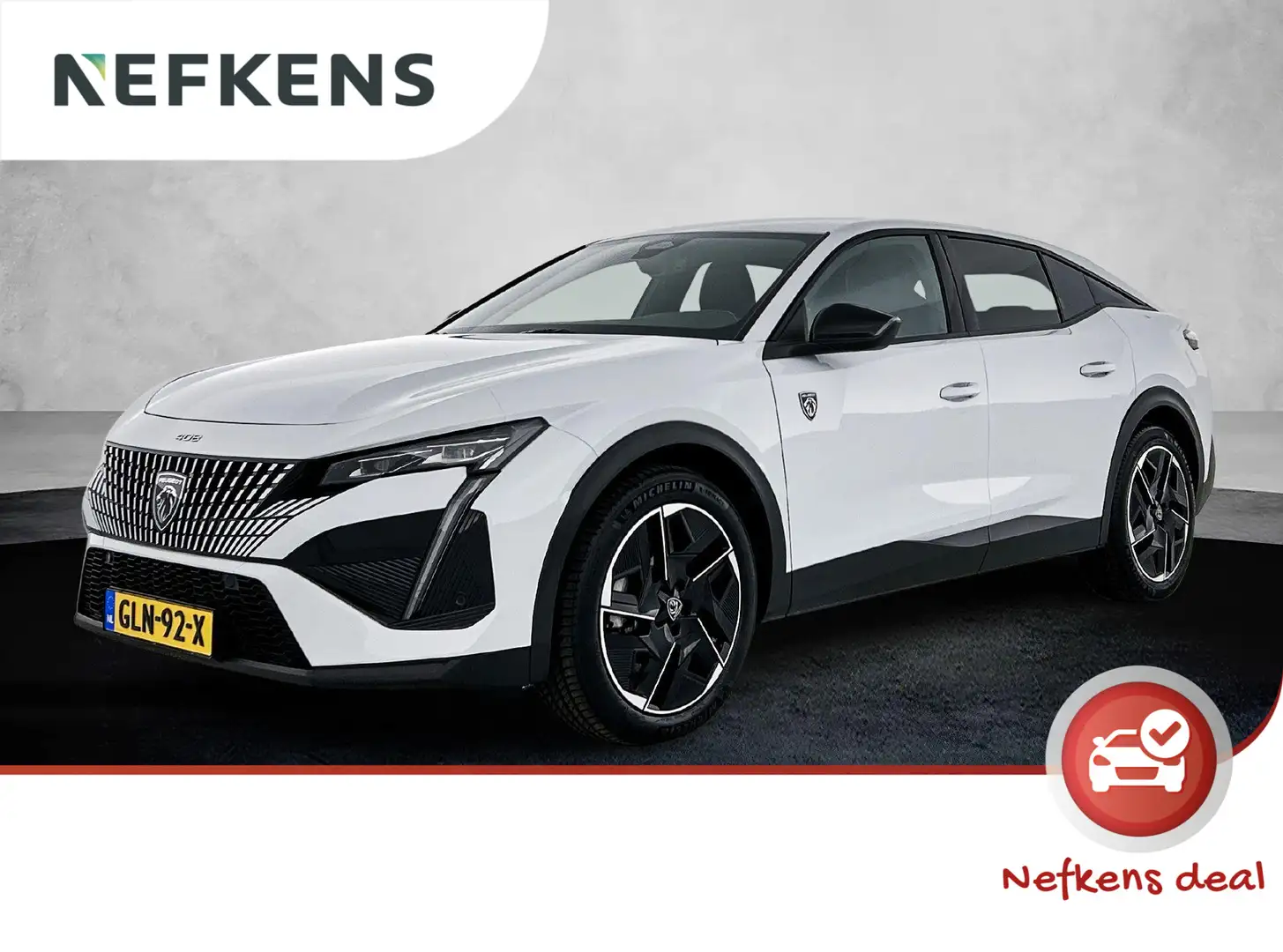 Peugeot 408 GT Hybrid 136 pk Automaat | Navigatie | Achteruitr Blanc - 1