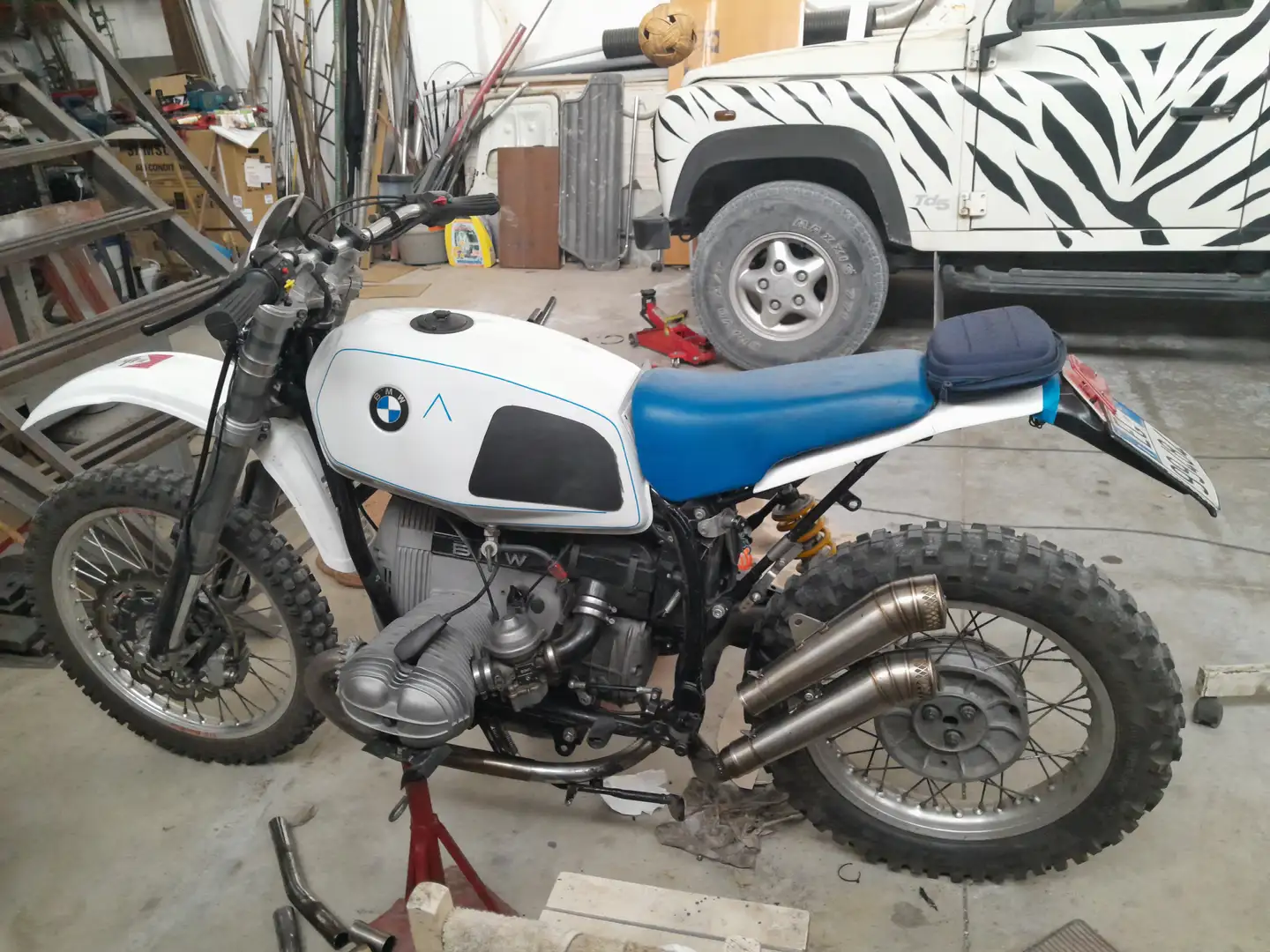 BMW R 80 R custom Biały - 1