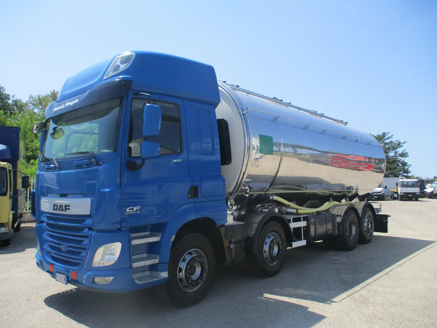 DAF CF 460 E6 4 ASSI CISTERNA 2017 TRASP LATTE 31500L Blu/Azzurro - 1