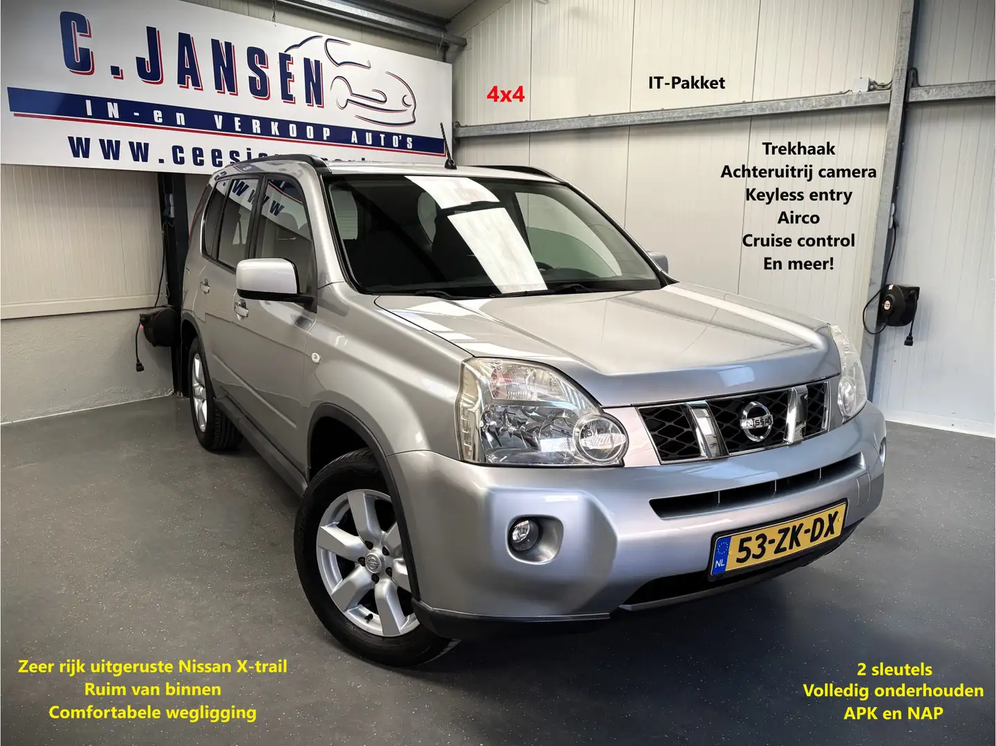 Nissan X-Trail 2.5 LE 4WD GOED ONDERH. !! Сірий - 1