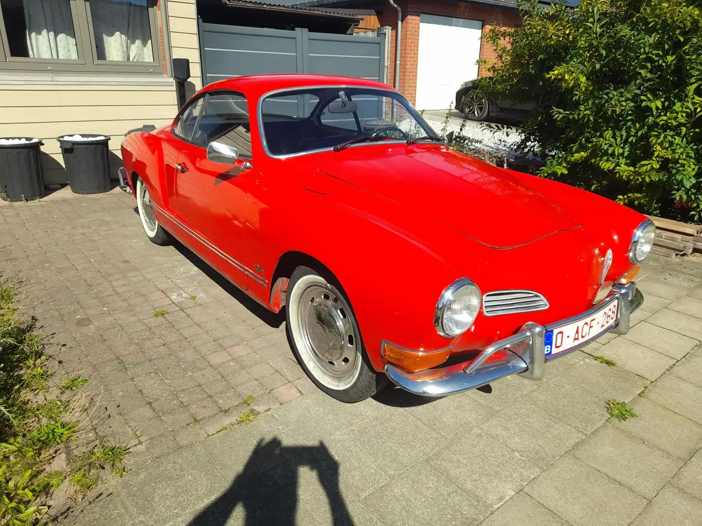 Volkswagen Karmann Ghia Kırmızı - 2