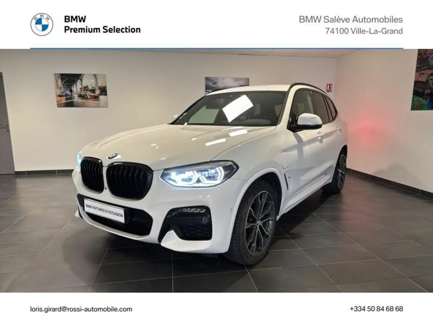 BMW X3 xDrive30eA 292ch M Sport 10cv Blanc - 1
