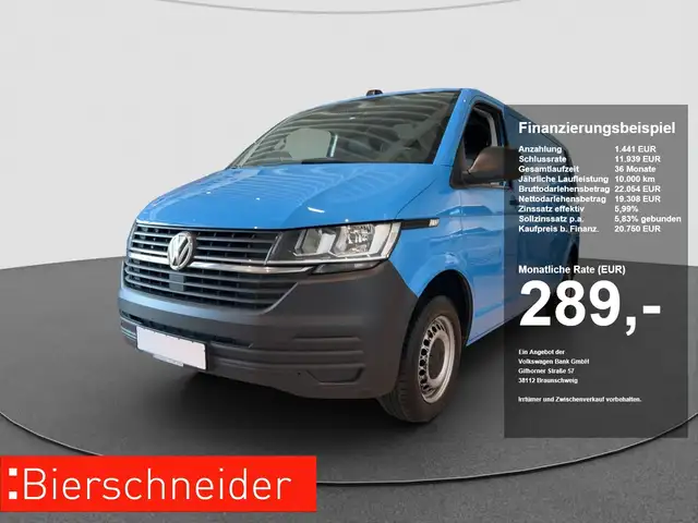 Volkswagen T6 Transporter Kasten 2.0 TDI LR AHK SHZ PDC APP REGALE