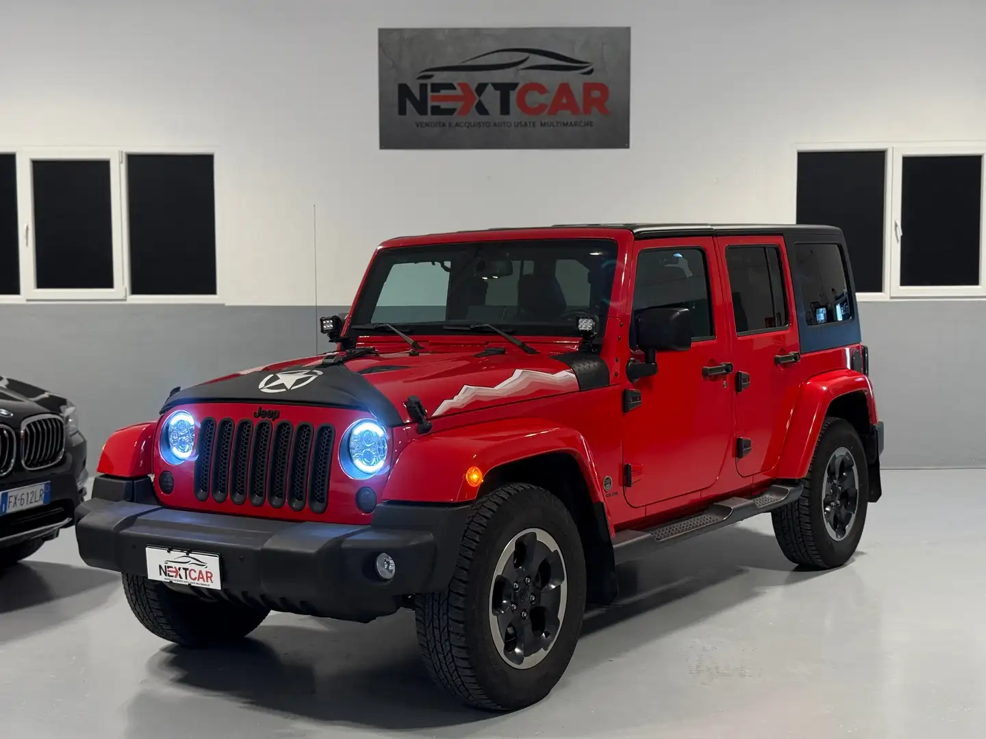 Jeep Wrangler Unlimited 2.8 crd Rubicon X auto 4x4 Rosso - 1