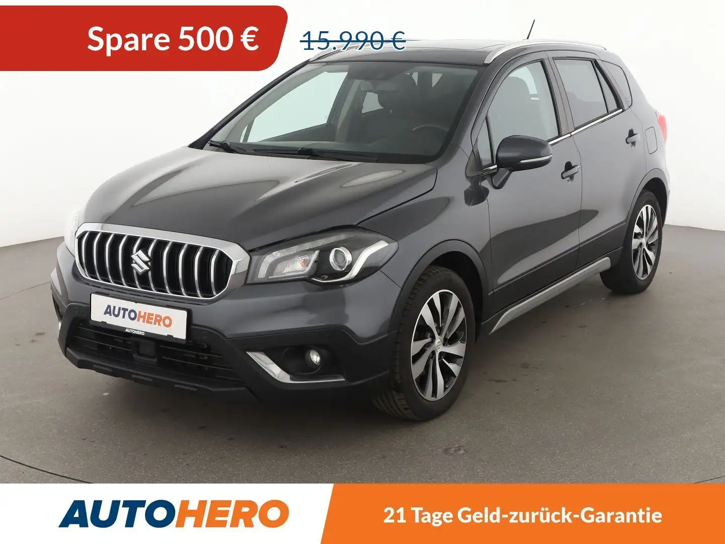 Suzuki SX4 1.4 BoosterJet Comfort+ 4x4 Aut*NAVI*ACC*CAM*AHK* Szary - 1