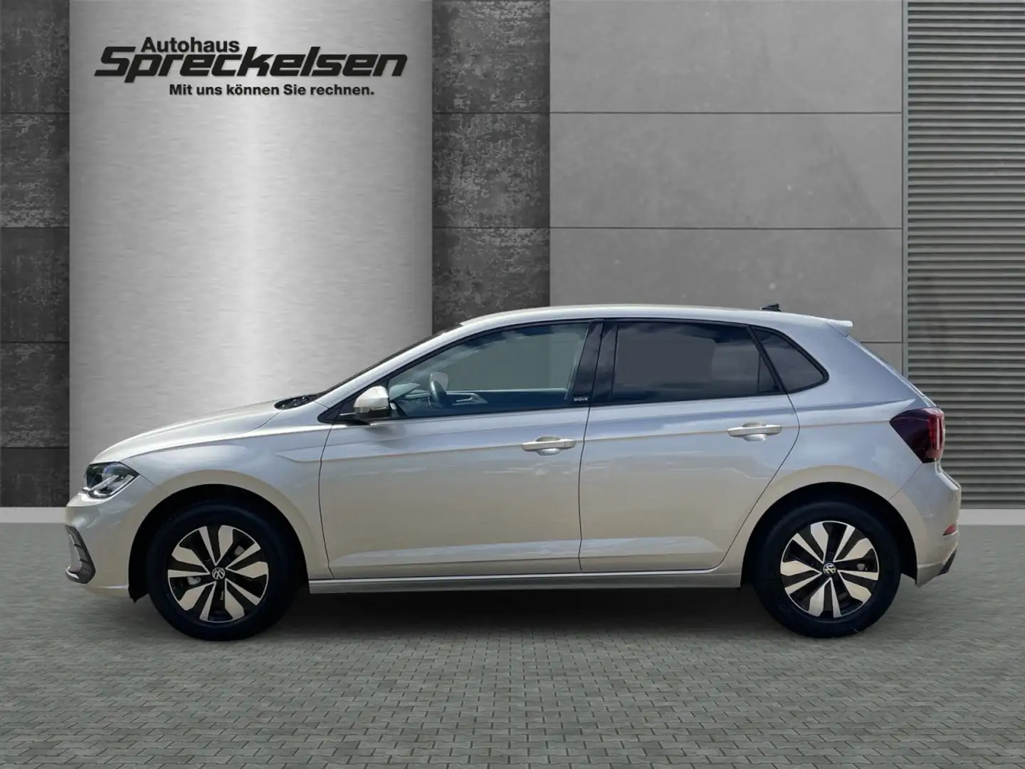 Volkswagen Polo 1.0 TSI++Move++Klimaautomatik++Light Assist++ Silber - 2