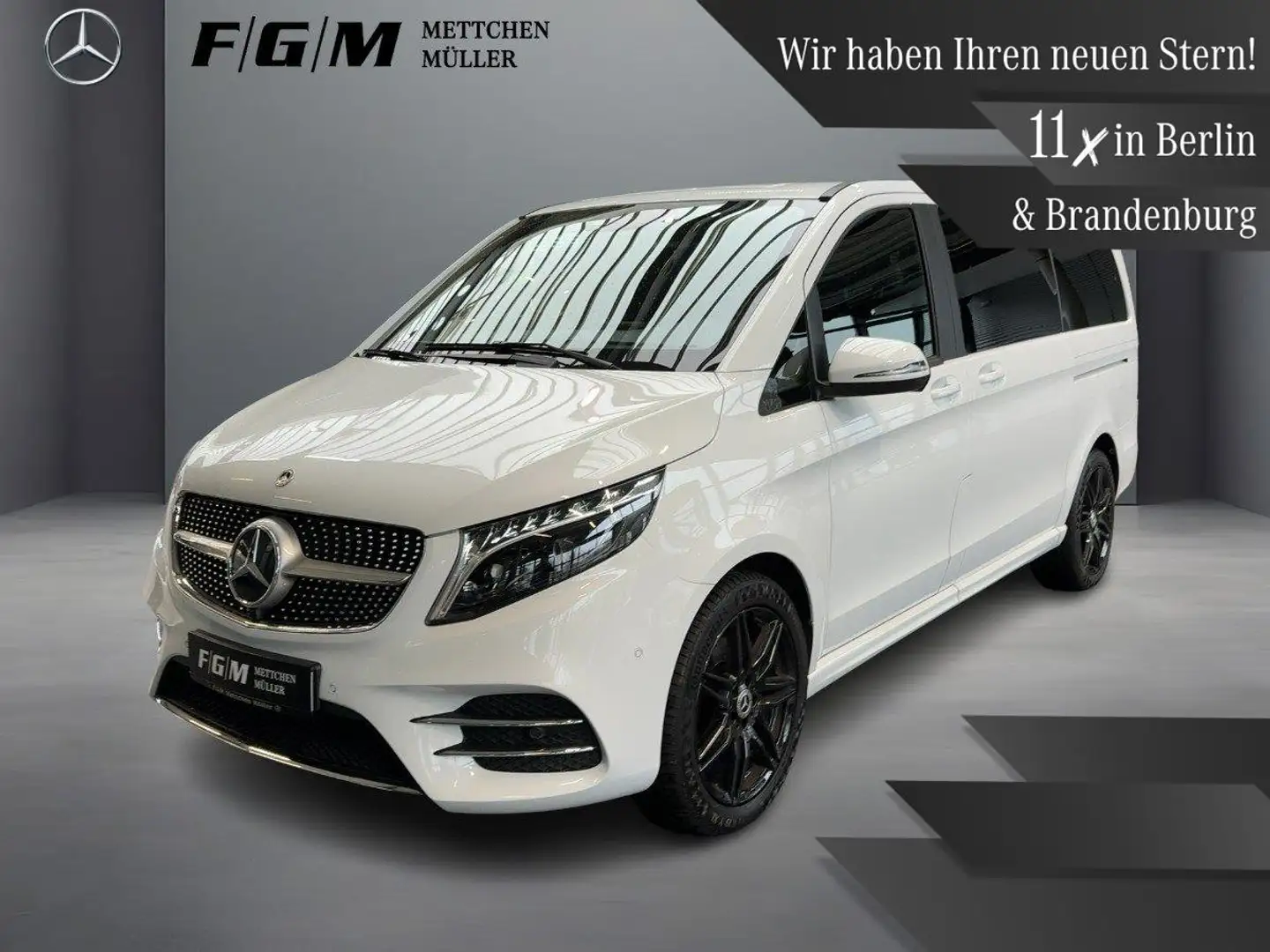 Mercedes-Benz V 250 d Lang Burm|AHK|Sitzhz|EASY-PACK|Standhz Blanc - 1