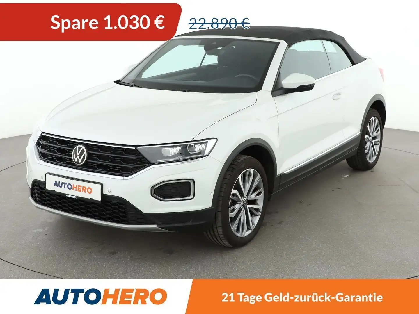 Volkswagen T-Roc 1.5 TSI ACT Style *NAVI*VC*LED*ACC* Weiß - 1