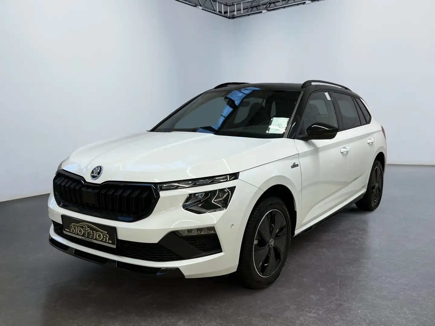 Skoda Kamiq Monte Carlo 1.0 TSI DSG Lenkradheizung ACC Blanc - 2