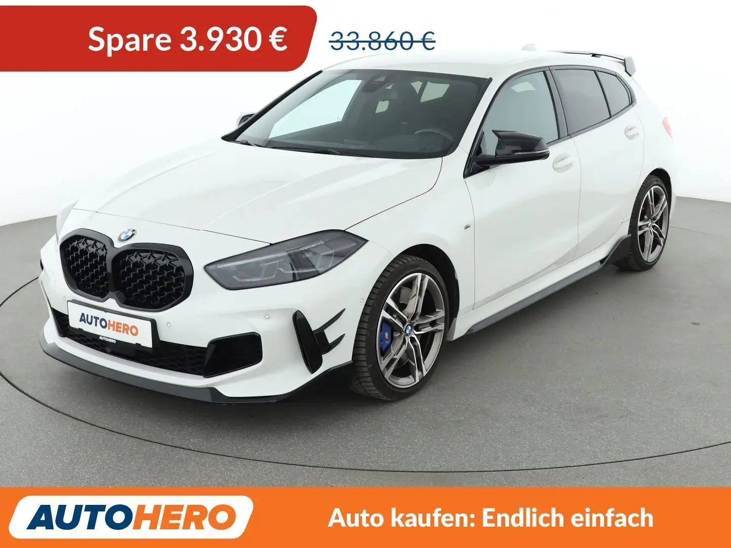 BMW 135 M135i xDrive *NAVI*LED*TEMPO*CAM* Weiß - 1