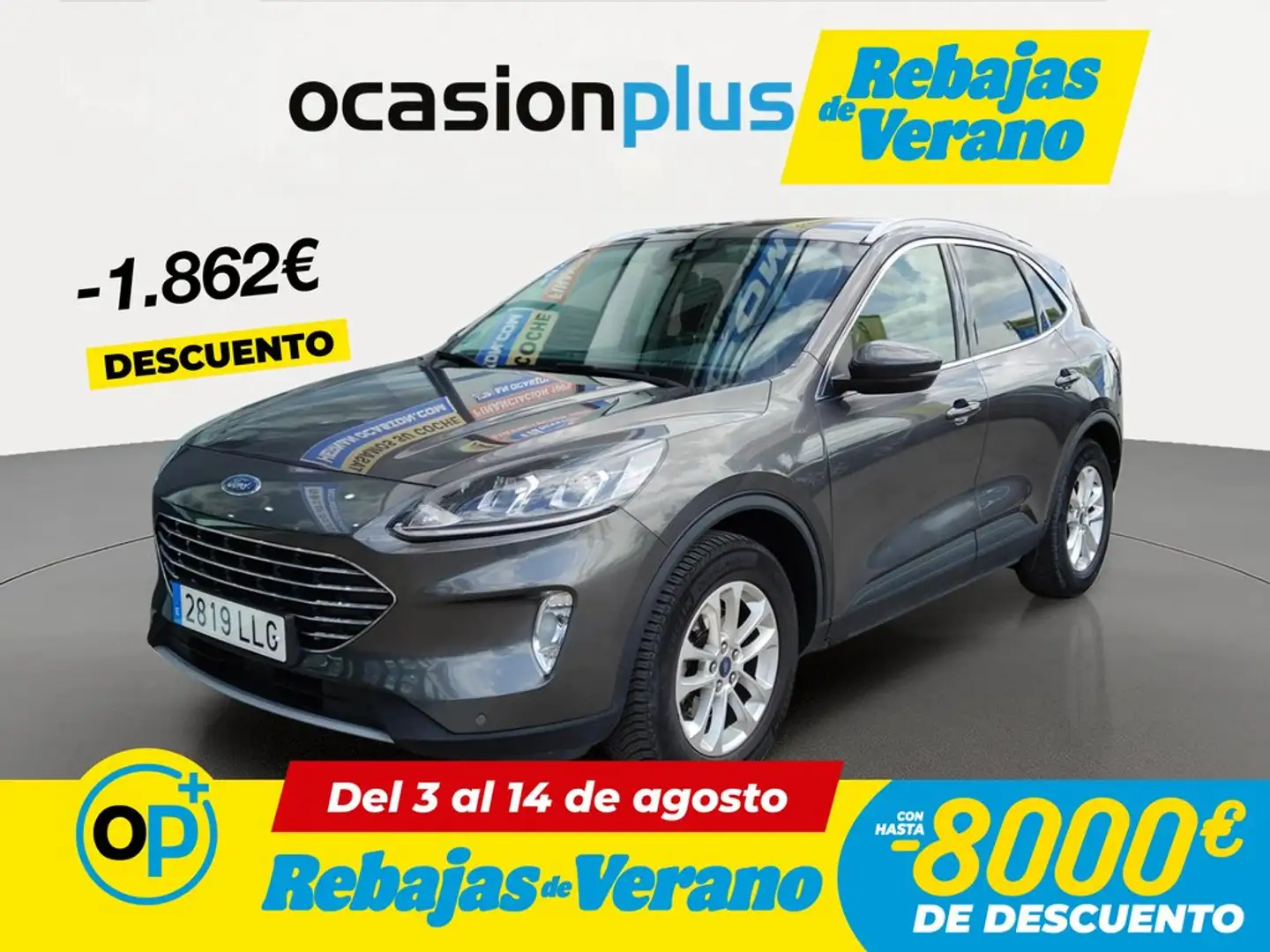 Ford Kuga 1.5 EcoBoost Titanium FWD 150 Gris - 1
