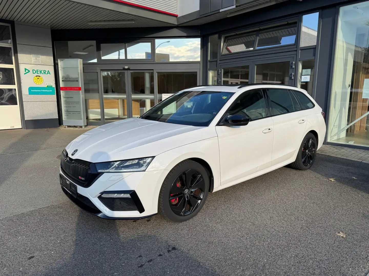 Skoda Octavia Combi 2.0 TSI DSG RS Pano|Standheiz.|Canton|Headup Blanc - 2