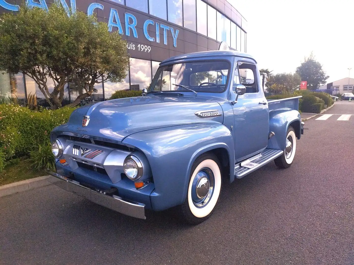 Ford F 100 1954 V8 239 FORDOMATIC Azul - 1