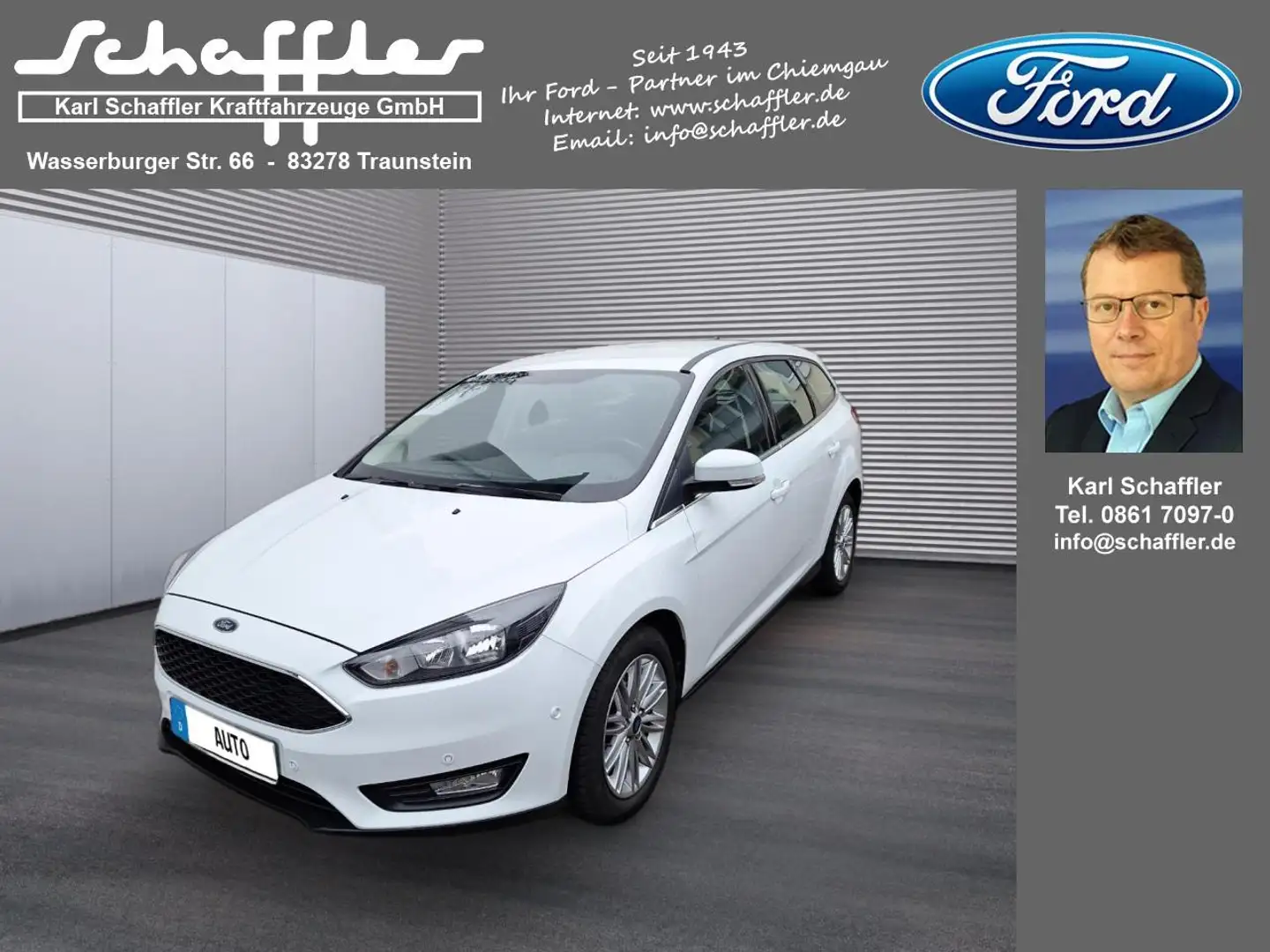 Ford Focus Cool & Connect Blanc - 1