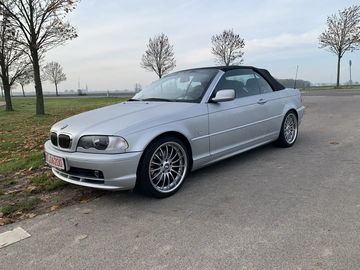 BMW 320 Ci Cabrio E46 Argent - 1