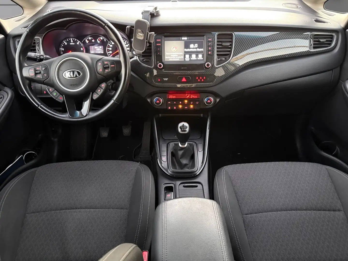 Kia Carens Carens 1.7 CRDi 115 ch ISG 7 pl Active Grijs - 2