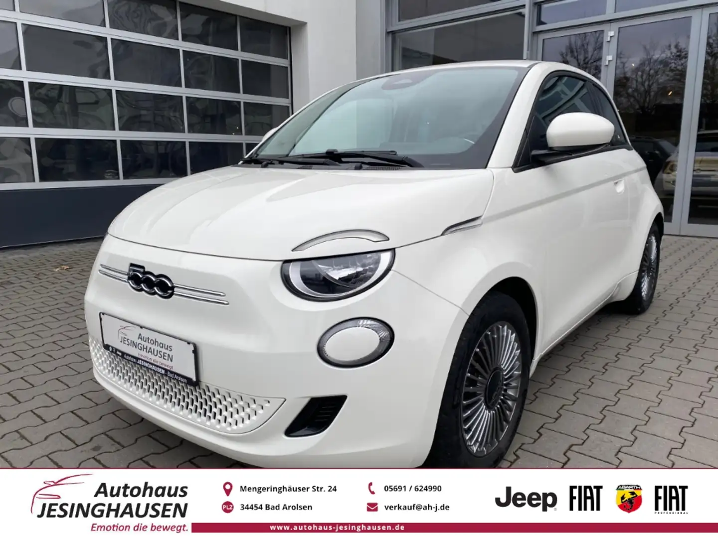 Fiat 500e Digitales Cockpit Apple CarPlay Android Auto Klima Weiß - 1