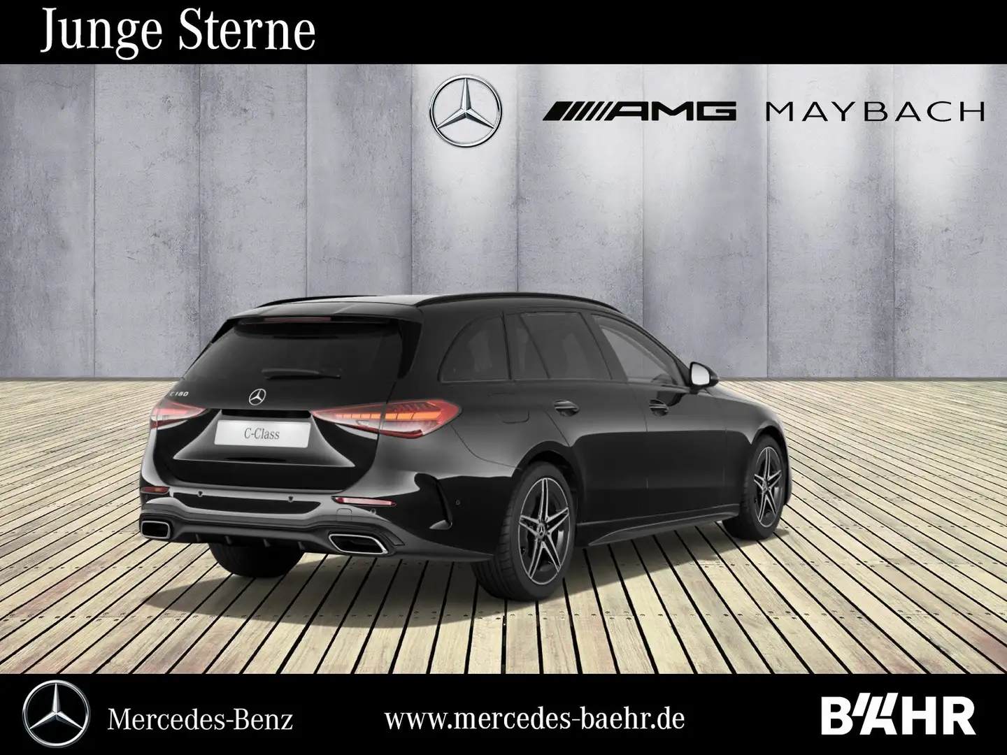 Mercedes-Benz C 180 C 180 T-Modell AMG+Night/MBUX-Navi/LED/Pano/RFK Negro - 2