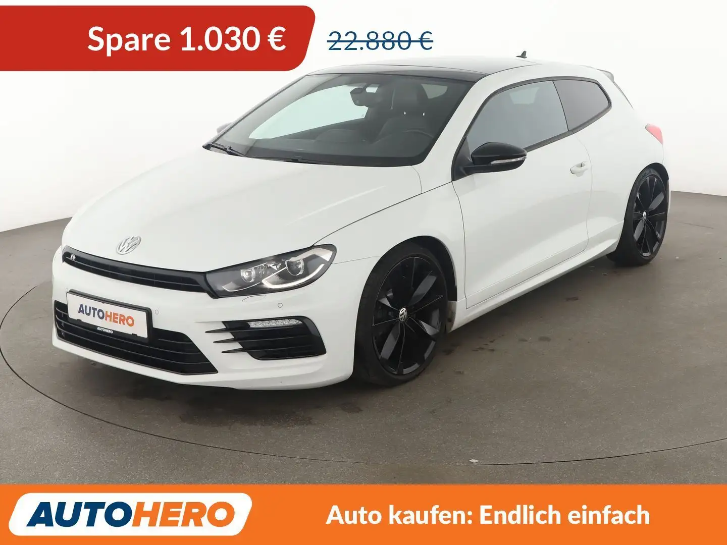 Volkswagen Scirocco 2.0 TSI R Aut.*NAVI*PDC*TEMPO*SHZ* Beyaz - 1