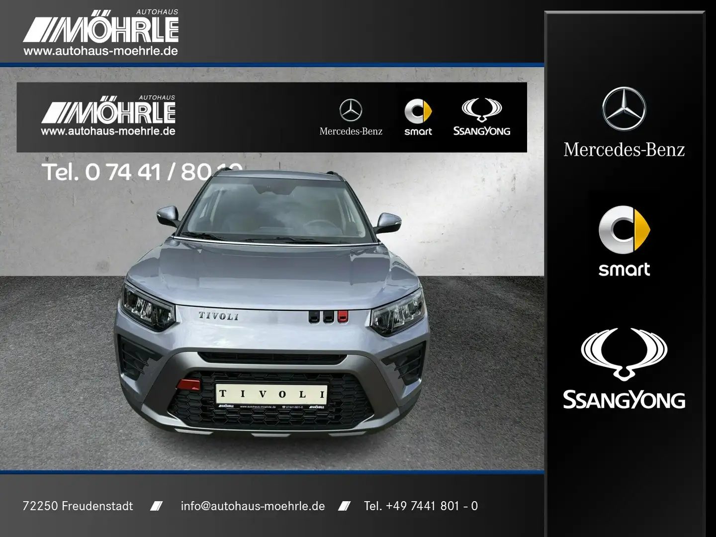 SsangYong Tivoli Tivoli 1.5 P Bliss LED Kamera Sitzheizung Navi Stříbrná - 1