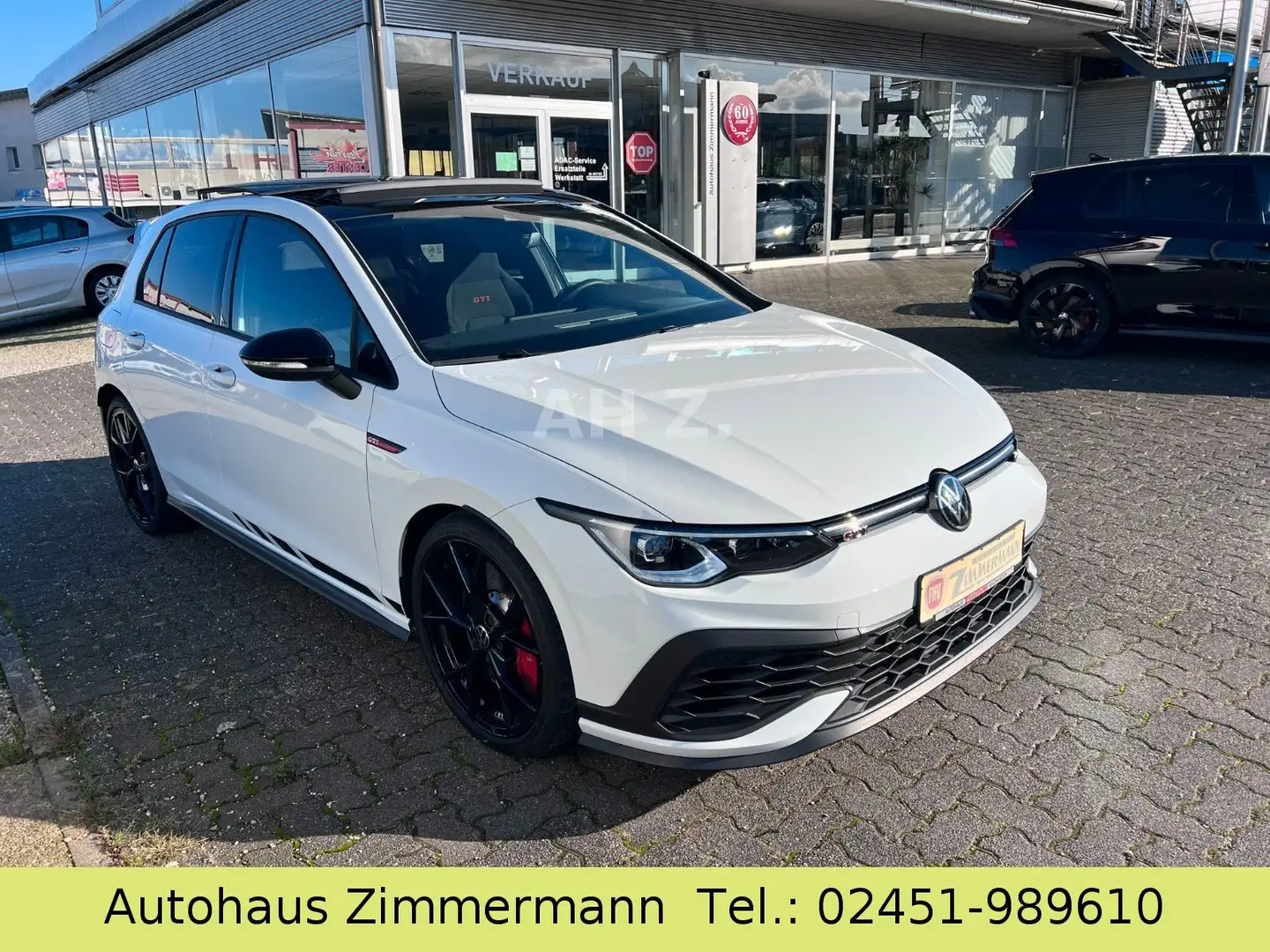 Volkswagen Golf VIII GTI Clubsport 19"+PANO+BUSINESS+KAM+AC Blanc - 2
