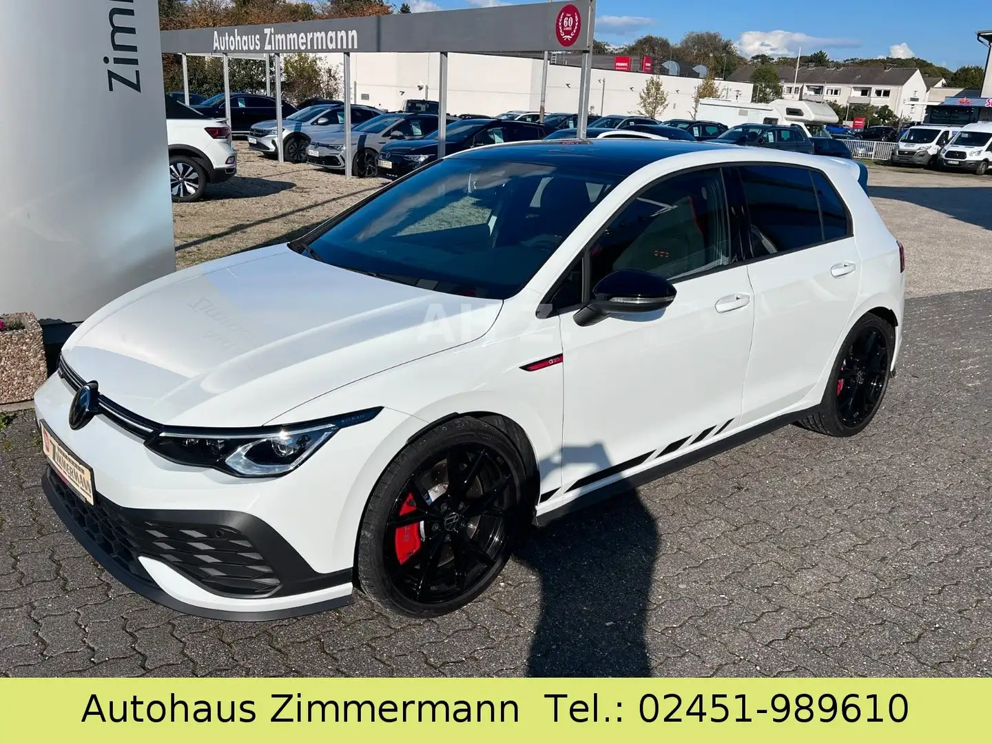 Volkswagen Golf VIII GTI Clubsport 19"+PANO+BUSINESS+KAM+AC Blanc - 1