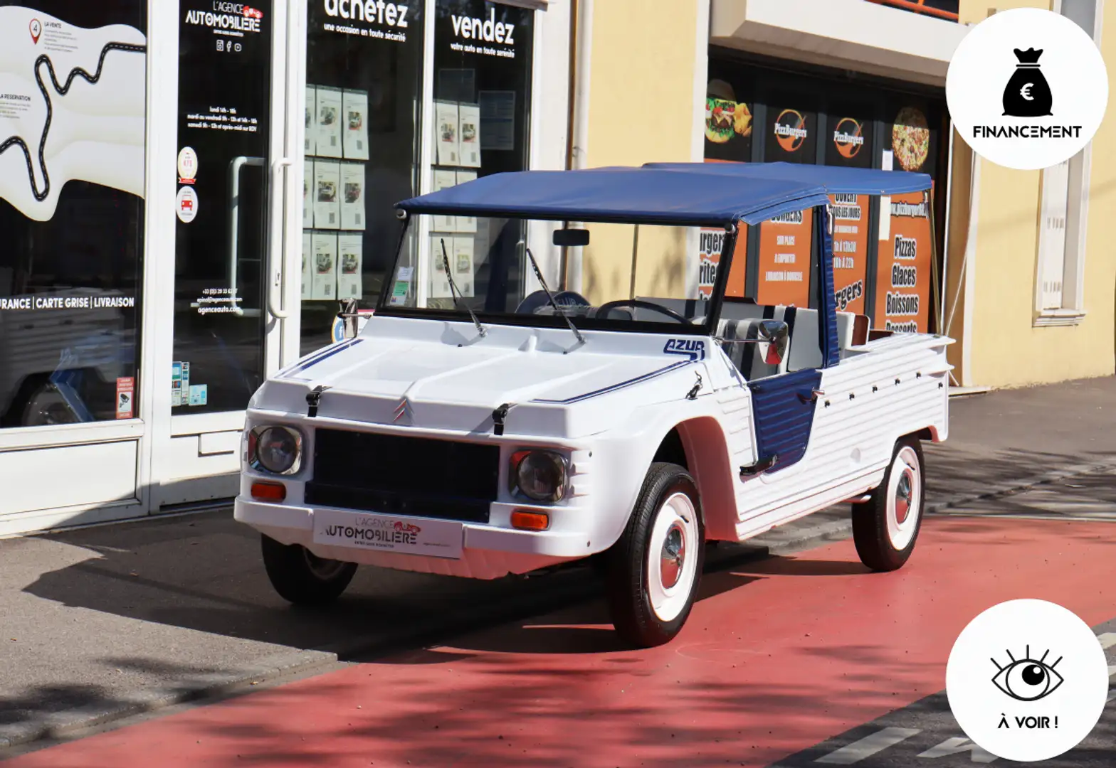 Citroen 4 Places Style Azur (CG Collection, Restauration c Білий - 1