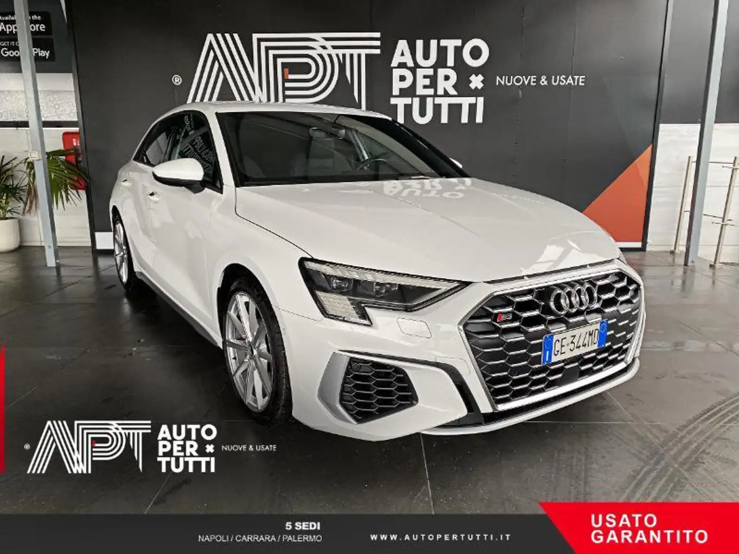 Audi S3 A3 Sportback S3 2.0 tfsi quattro s-tronic Blanc - 2