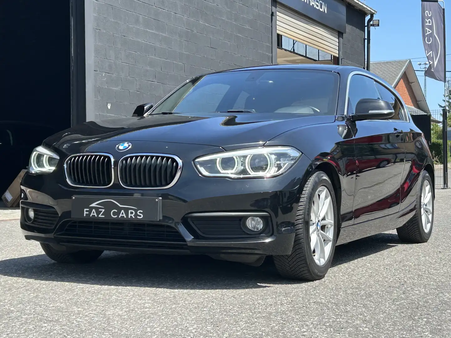 BMW 116 d * XENON + GPS + JANTES + REGU + GARANTIE * Schwarz - 1