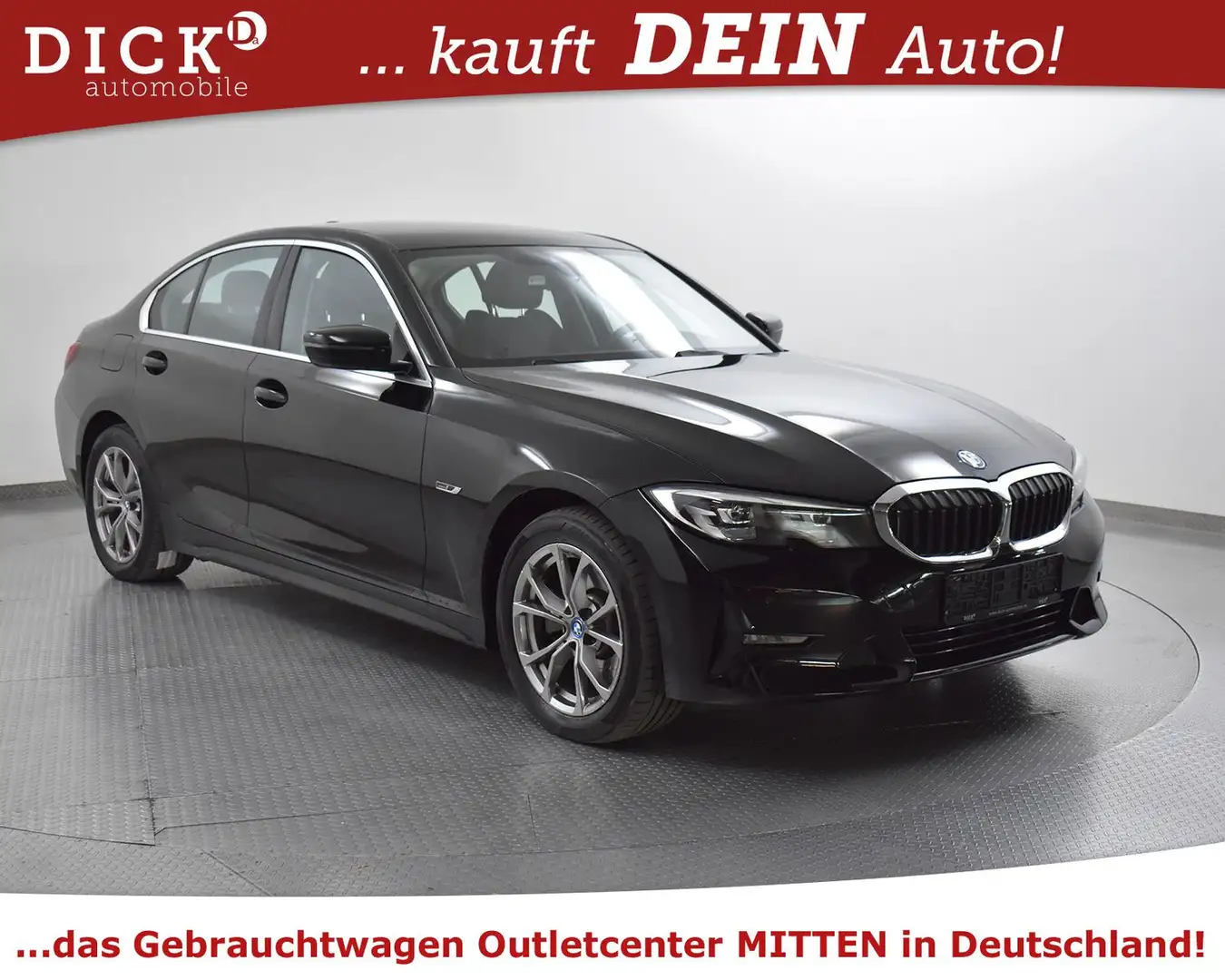 BMW 320 e Aut Sport Line PROF+VIRTUAL+LED+DAB+LEDER+M Black - 1