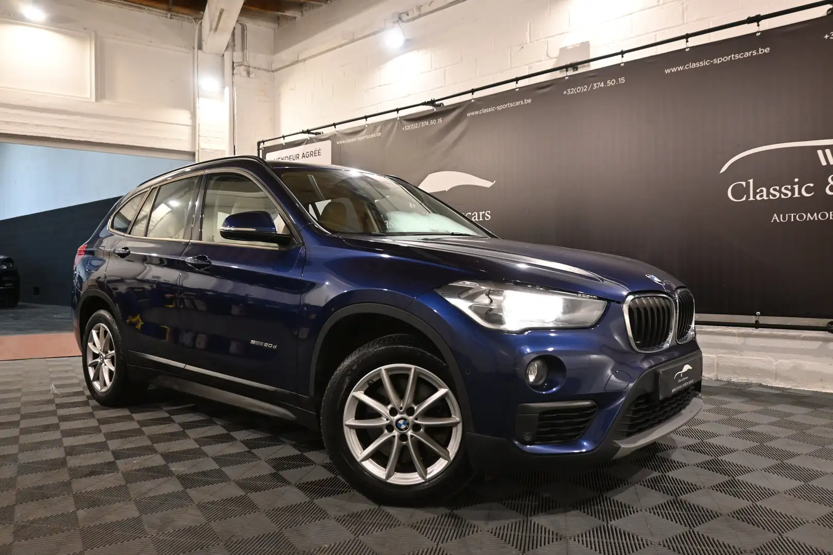 BMW X1 2.0 dA sDrive20 / HEAD UP / GPS NAVI / PDC Blauw - 2