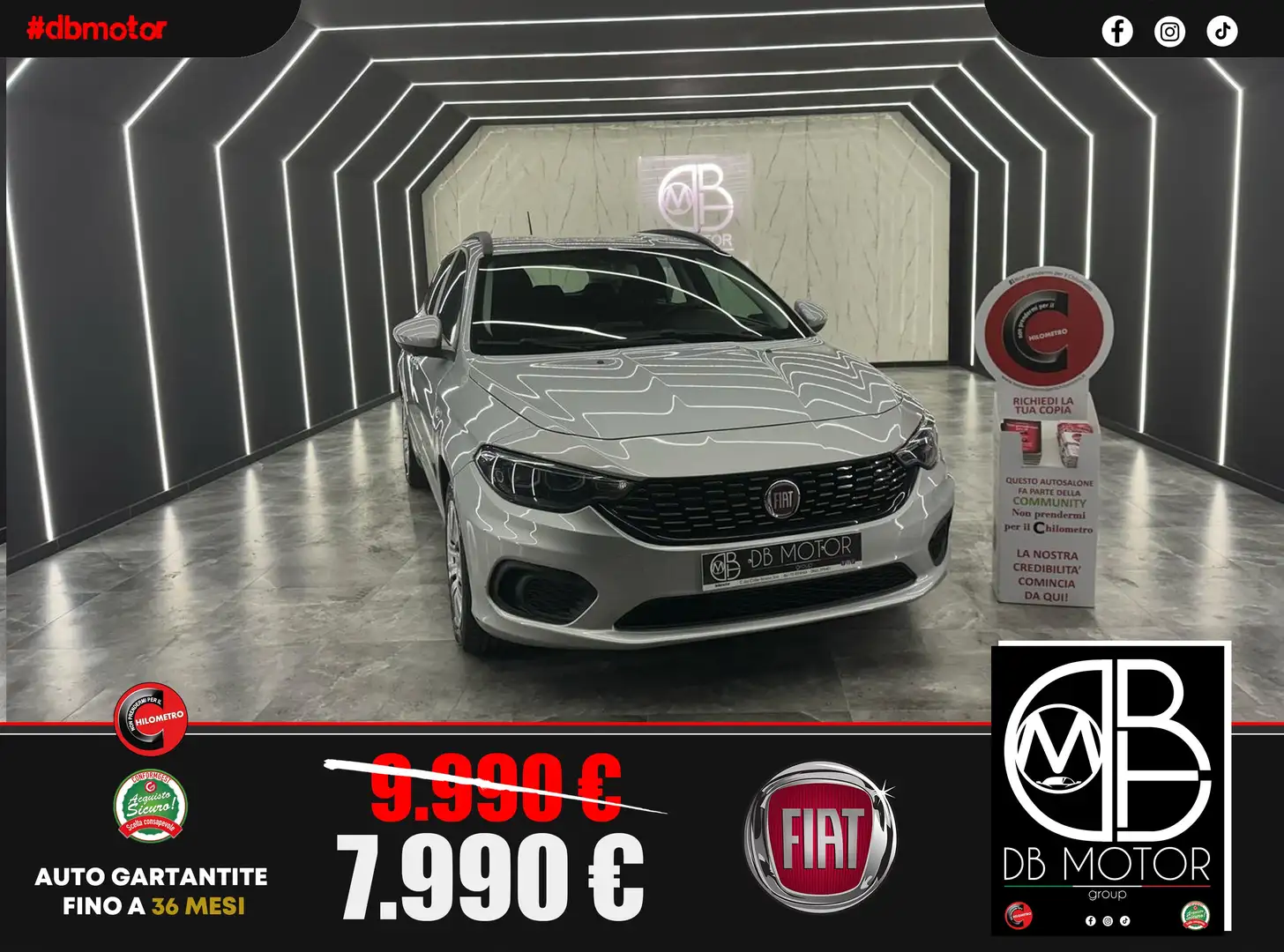 Fiat Tipo Tipo SW II 2016 SW 1.3 mjt Lounge Argento - 1