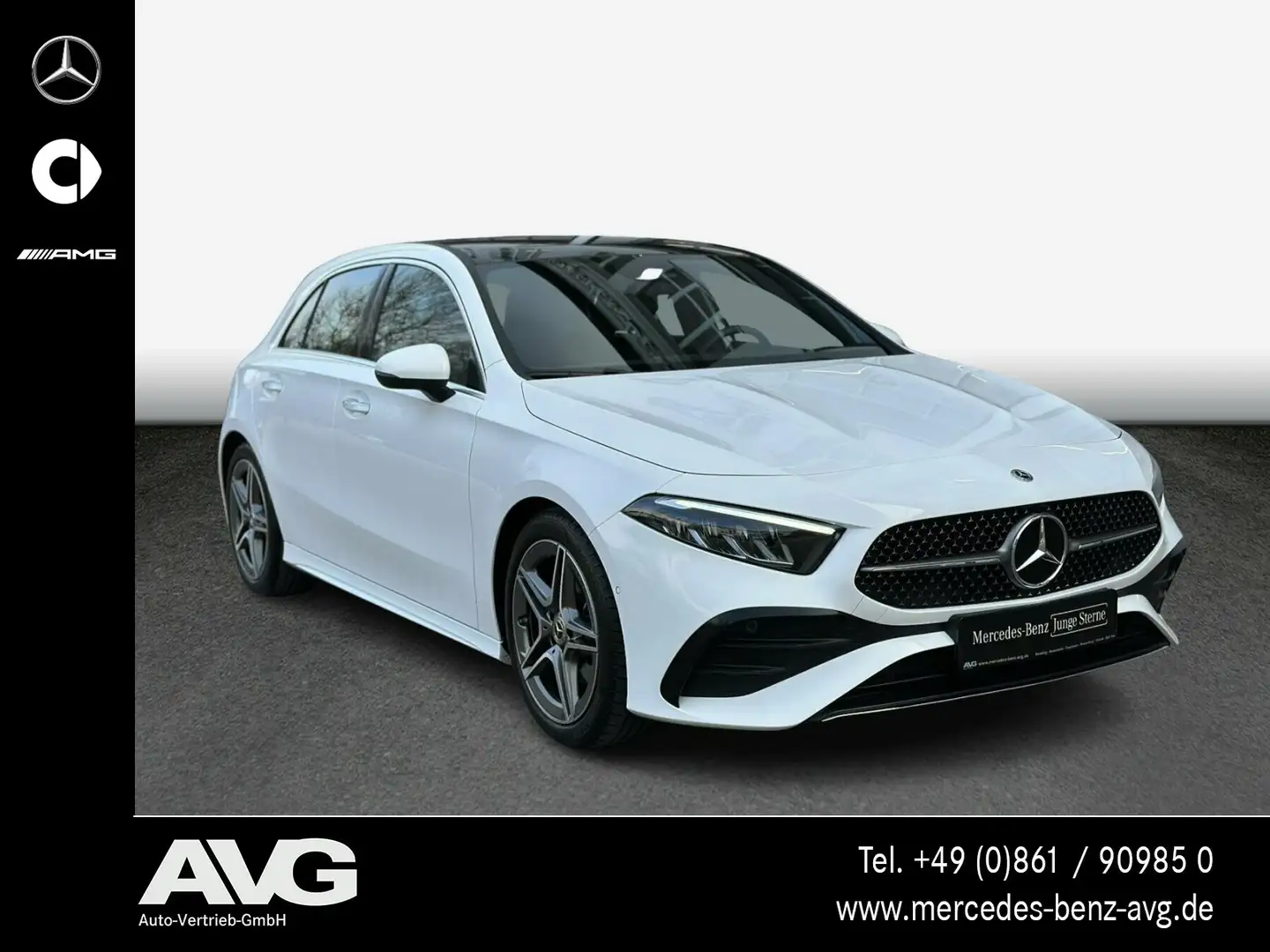 Mercedes-Benz A 200 A 200 d AMG-Adv.-Plus Pano LED Kamera MBUX Navi Weiß - 2
