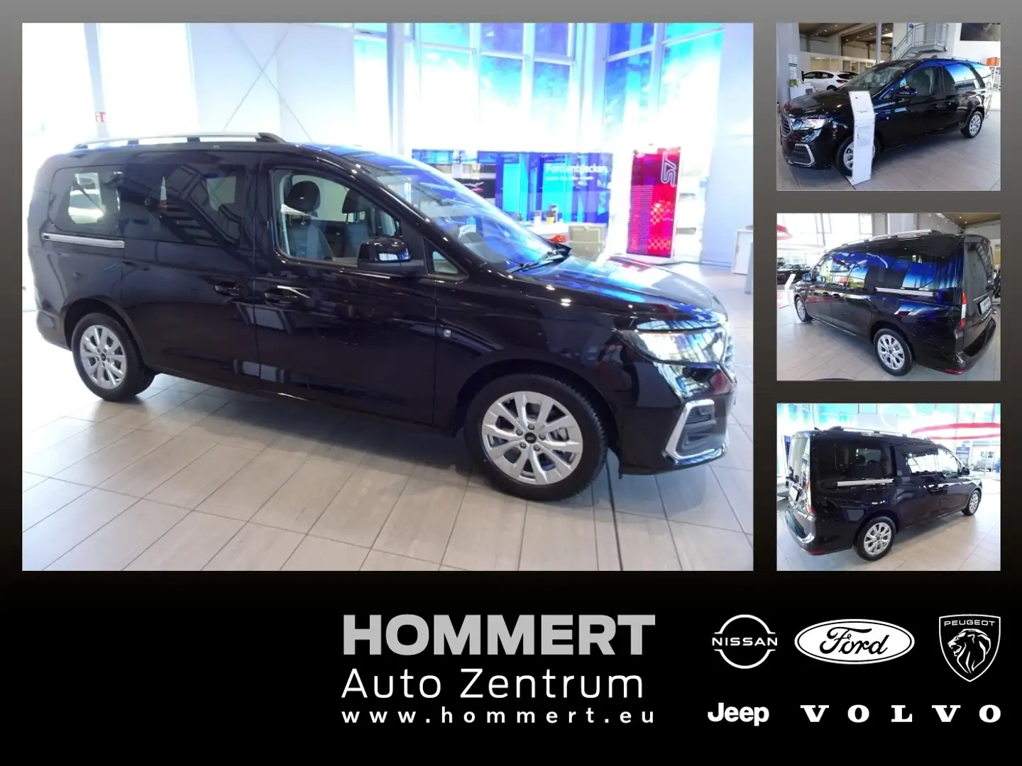 Ford Tourneo Connect 2.0 EcoBlue Titanium SpurH LM Černá - 1
