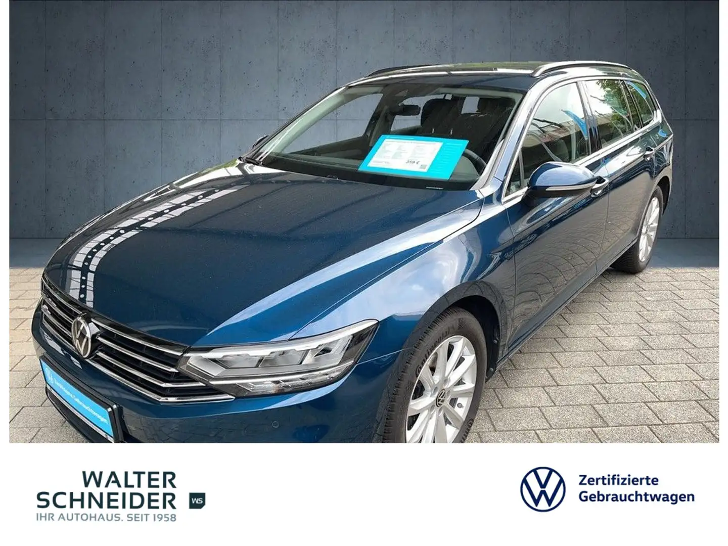 Volkswagen Passat Variant 2.0 TDI DSG Business Navi LED ACC Blau - 1