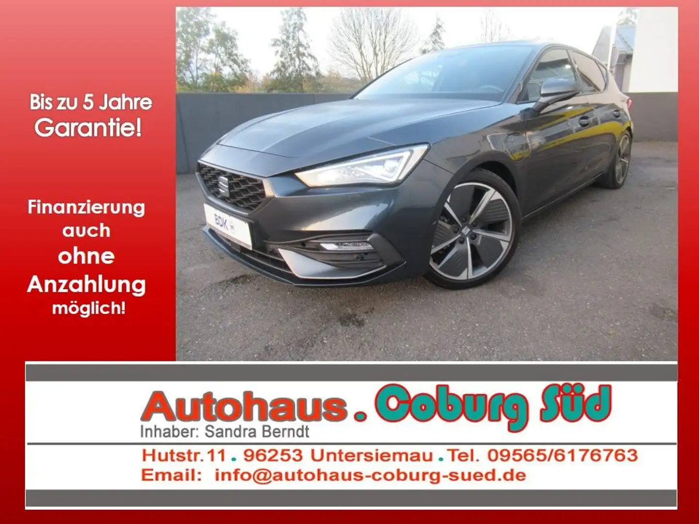 SEAT Leon FR e-Hybrid DIGITAL LED NAVI SHZG 2xFR Grau - 1