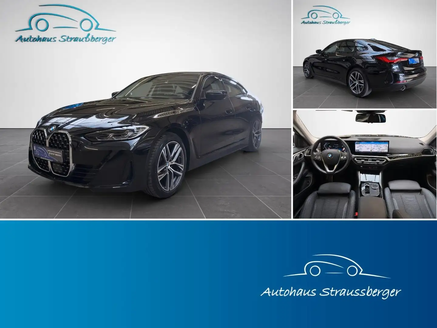 BMW 420 420d xDr. Gran Coupé AHK ACC HiFi DAB Schwarz - 1