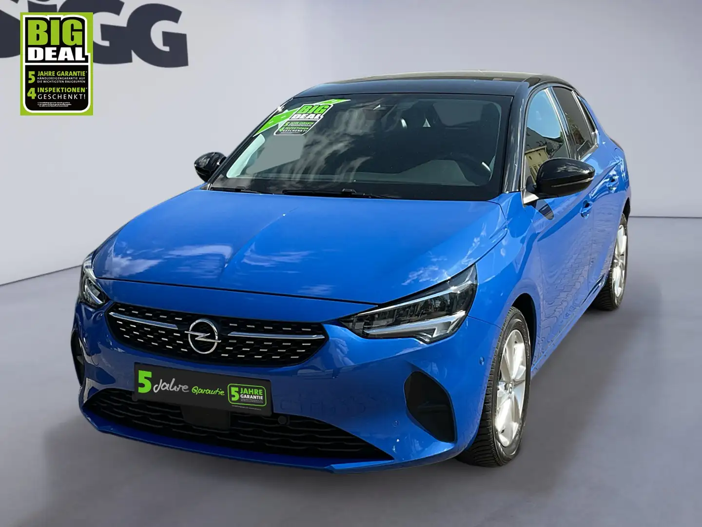 Opel Corsa F 1.2 Turbo Elegance FLA SpurH LED Bleu - 2