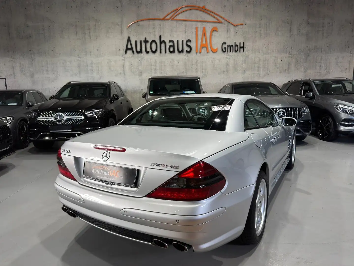 Mercedes-Benz SL 55 AMG /CABRIO/SITZH/MASSAGE/BI-XENON/BOSE Argintiu - 2