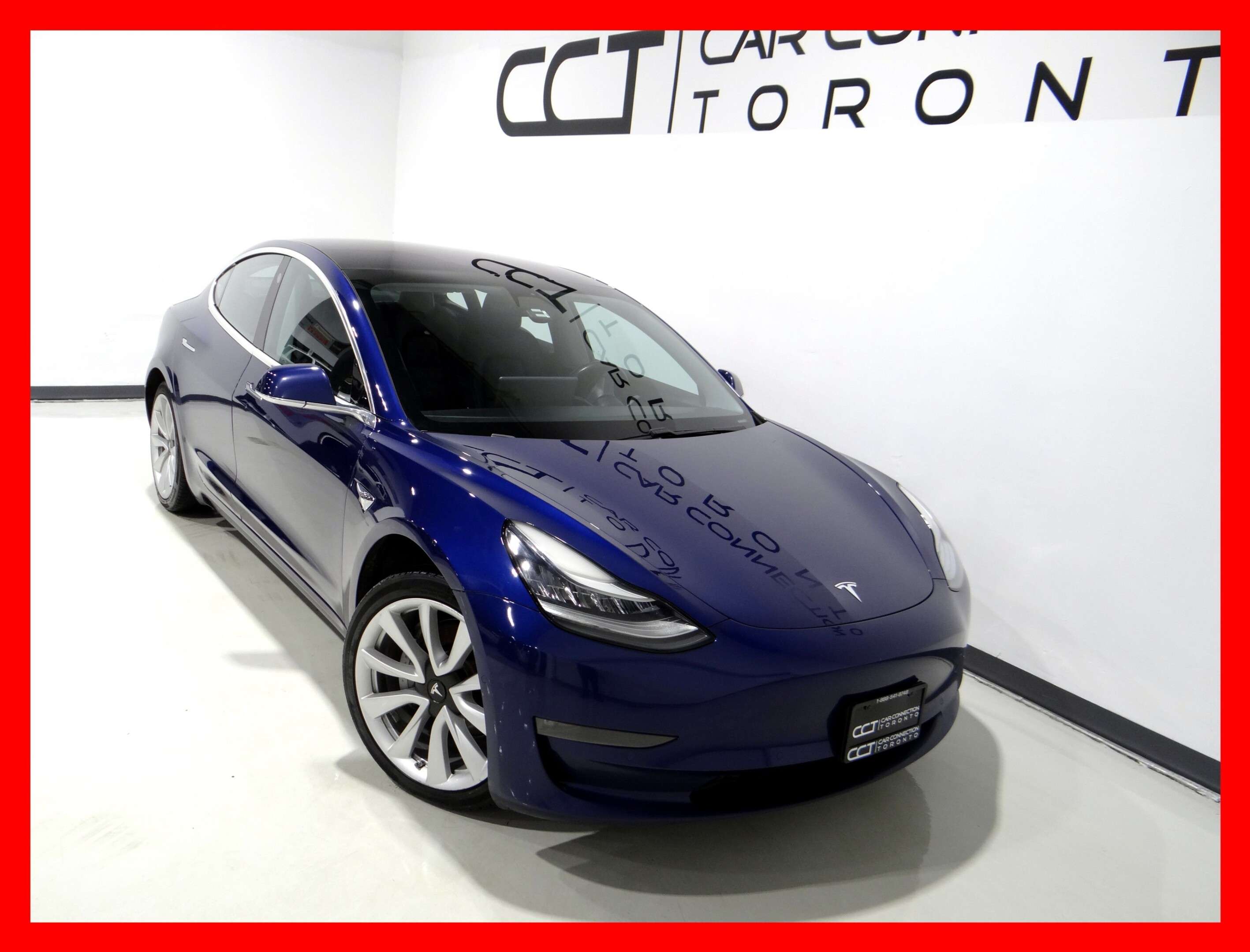 2018 Tesla Model 3 LONG RANGE *AUTOPILOT/NAVI/BACKUP CAM/PANO ROOF/LO thumb 19