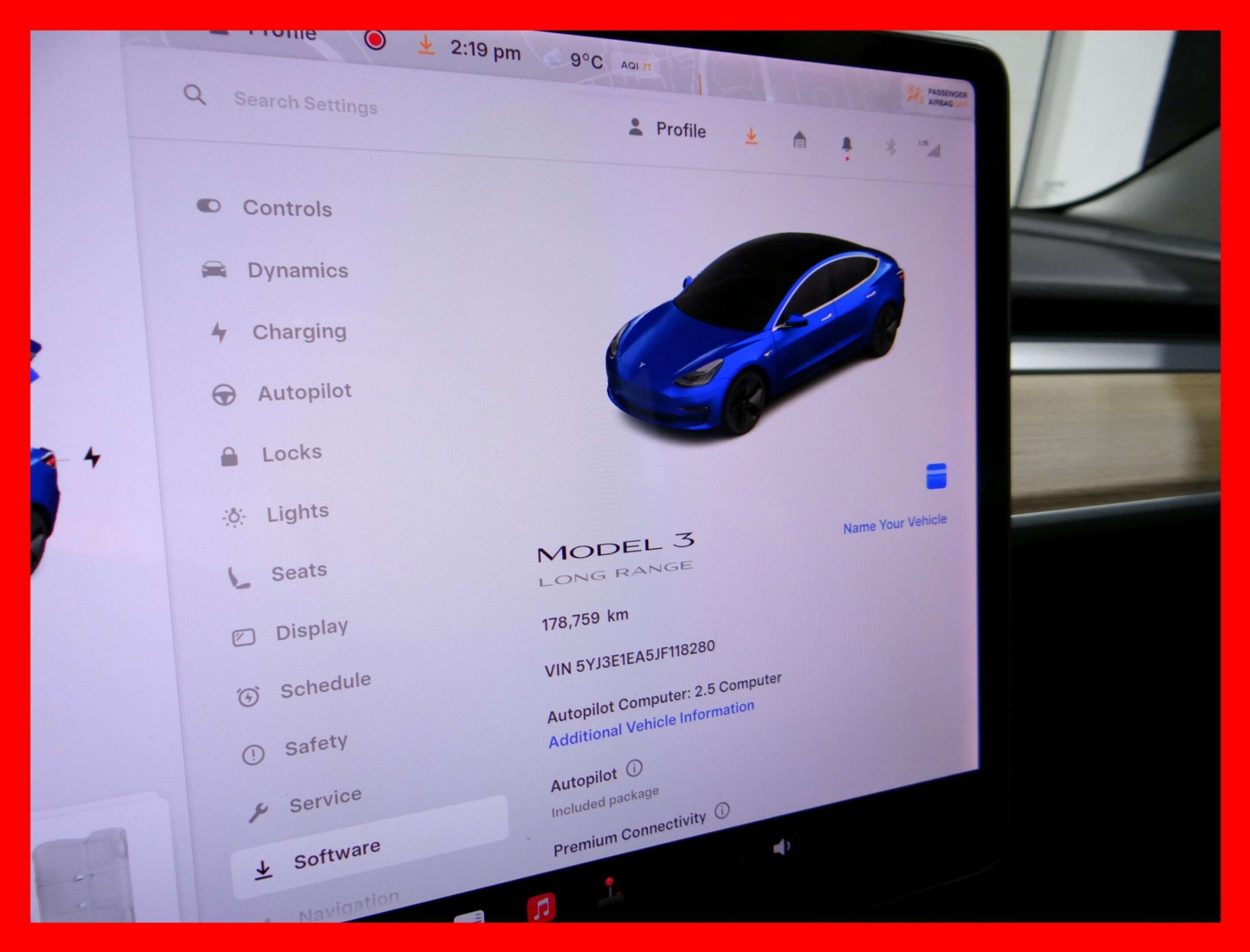 2018 Tesla Model 3 LONG RANGE *AUTOPILOT/NAVI/BACKUP CAM/PANO ROOF/LO thumb 33