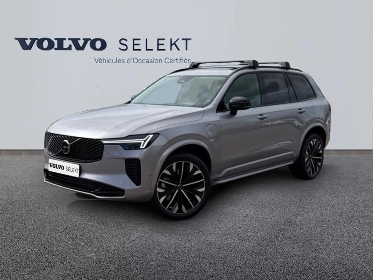 Volvo XC90 T8 AWD 310 + 145ch Ultra Style Dark Geartronic Argent - 1