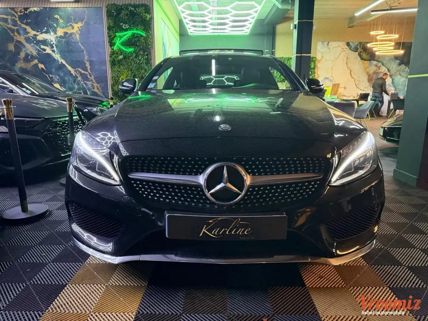 Mercedes-Benz C 250 COUPE 2.2 250 D 205 9G-TRONIC BVA SUIVIE ENTRETIENS MERCEDES Schwarz - 2