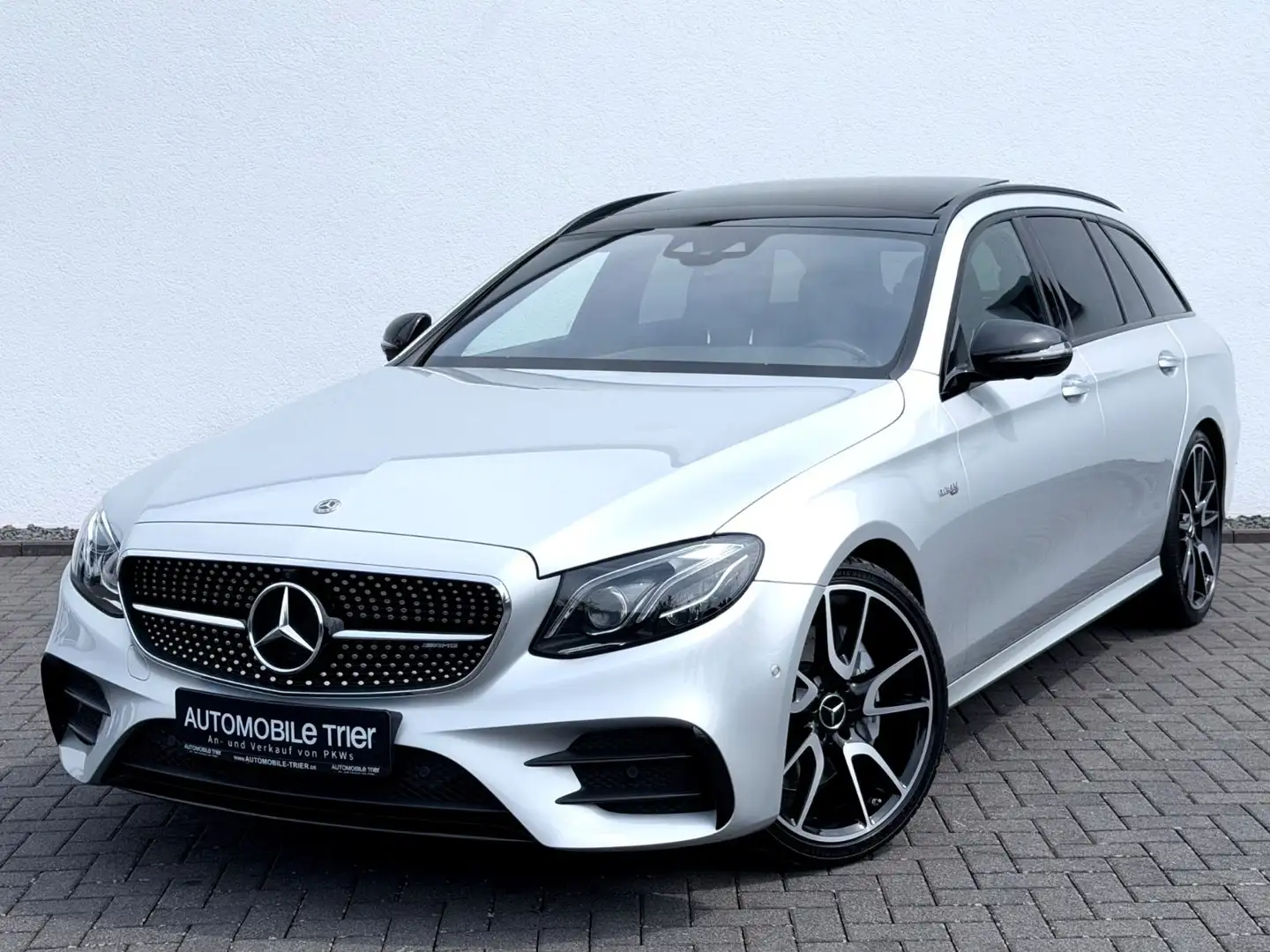 Mercedes-Benz E 43 AMG 4Matic /PANO/LED/360°CAM/BURMESTER/AHK/ Silber - 1