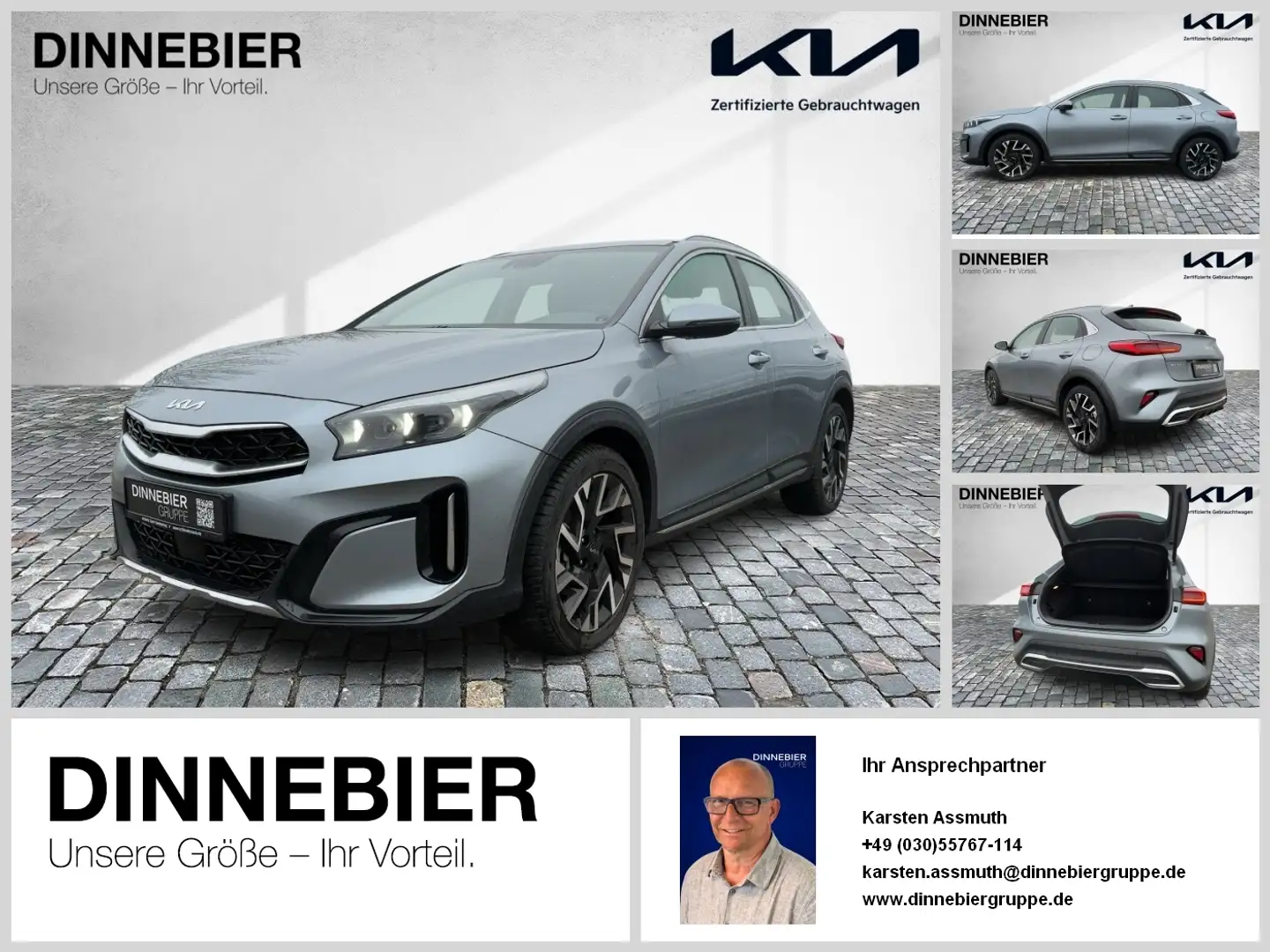 Kia XCeed Spirit 1.5T LED+Kamera+Navigation+SHZ Argento - 1